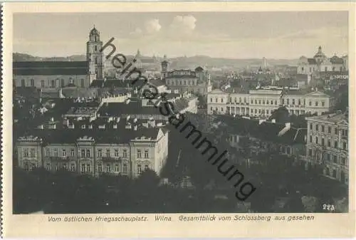 Wilna - Vilnius - Gesamtanblick vom Schlossberg - Verlag Gebrüder Hochland Königsberg