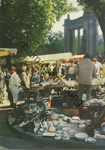 Berlin - Trödelmarkt am Charlottenburger Tor - AK Grossformat - Verlag Kunst und Bild Berlin