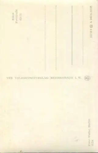 Berlin - Stalinallee - Foto-AK - VEB Volkskunstverlag Reichenbach