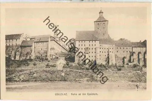 Graudenz - Grudziadz - Partie an den Speichern - Verlag M. M. Gr.