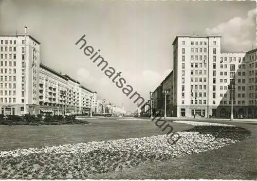 Berlin - Stalinallee (Frankfurter Allee)- Foto-AK Grossformat - Hans Andres Verlag Berlin