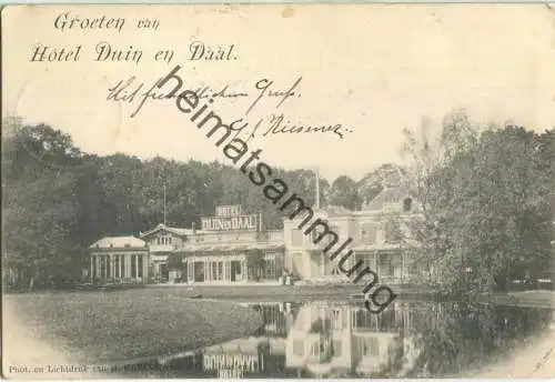 Bloemendaal - Hotel Duin en Daal - G. J. Riessener Verlag H. Kleinmann Haarlem