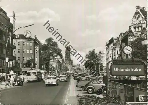 Berlin - Kurfürstendamm Ecke Uhlandstrasse - Foto-AK Grossformat - Verlag Klinke & Co. Berlin