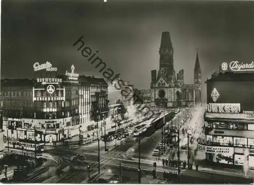 Berlin - Beitrag zum Wiederaufbau der Kaiser Wilhelm Gedächtniskirche - Foto-AK Grossformat - Herausgegeben von der Vere