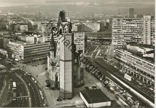 Berlin - Zentrum Kaiser-Wilhelm-Gedächtniskirche - Foto-AK Grossformat - Hans Andres Verlag Berlin