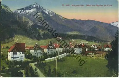 Marquartstein - Blick von der Pension am Forst - Verlag Felix Durner Prien am Chiemsee