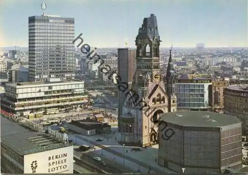 Berlin - Europa-Center mit Kaiser-Wilhelm-Gedächtniskirche - AK Grossformat - Hans Anders Verlag Berlin