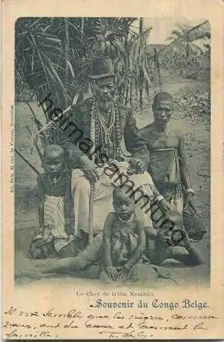 Congo Belge - Le chef de tribu Nembao - Verlag Ed. Nels Bruxelles