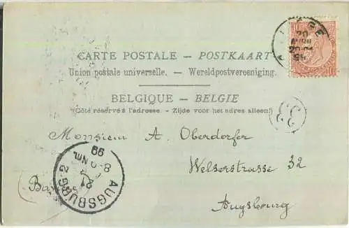 Liege - Le Pont Leopold et la Meuse