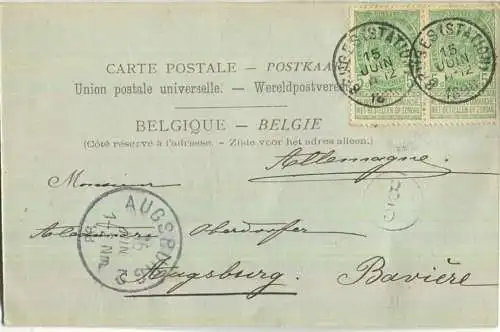 Bruges - Quai Vert - Mondschein