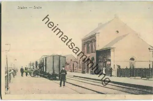 Staden - Statie - Bahnhof - Feldpost