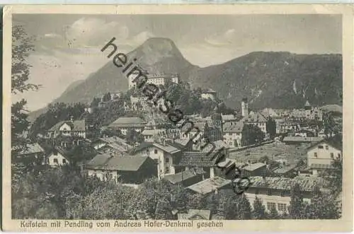 Kufstein - Pendling - vom Andreas Hofer Denkmal - Verlag Ed. Lippott und A. Karg. Kufstein