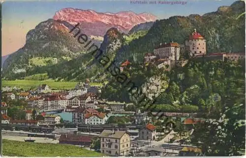 Kufstein - Kaisergebirge - Bahn - Verlag Ed. Lippott und Ant. Karg. Kufstein