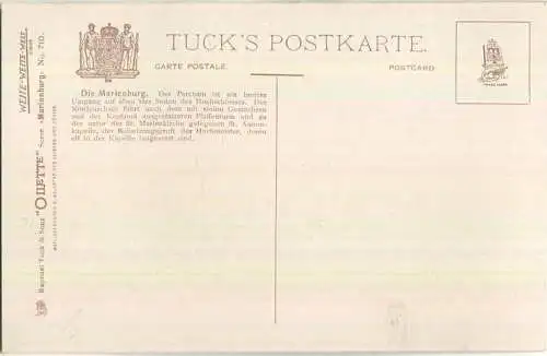 Marienburg - Stannenkapelle - Tuck's Oilette ca. 1910