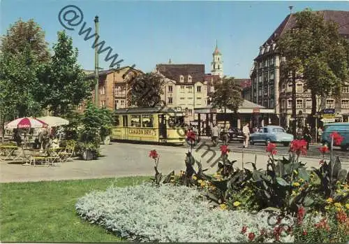 Augsburg - Königsplatz - AK Grossformat - Andres + Co. Verlag Hamburg