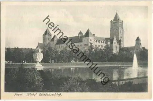 Posen - Residenzschloss - Verlag C. F. W. Nölte Posen