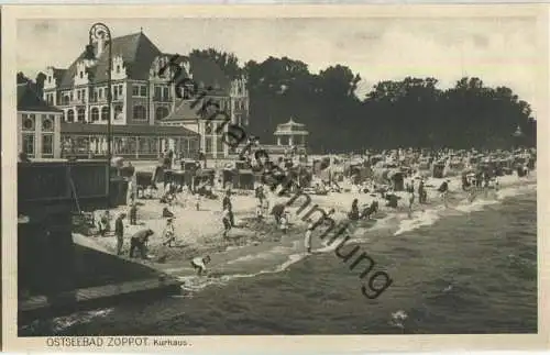 Sopot - Ostseebad Zoppot - Kurhaus - Verlag Altmann Berlin-Friedenau