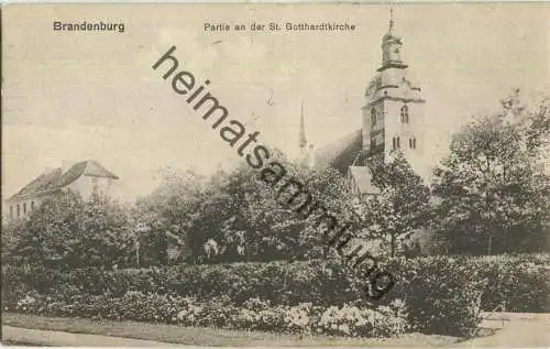 Brandenburg a. H. - St. Gotthardkirche - Feldpost - Verlag F. Heberlein Meerane