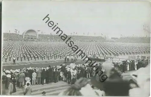 Leipzig - 12. Deutsches Turnfest 1913 - Foto-AK Turnplatz - ohne Verlagsangabe