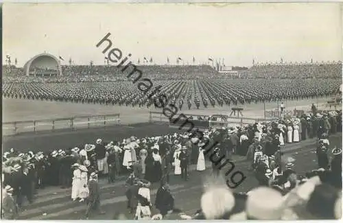 Leipzig - 12. Deutsches Turnfest 1913 - Foto-AK Turnplatz - ohne Verlagsangabe