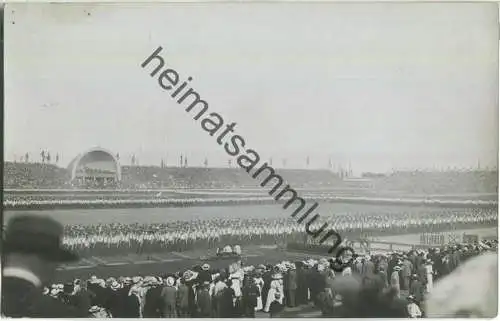 Leipzig - 12. Deutsches Turnfest 1913 - Foto-AK Turnplatz - ohne Verlagsangabe