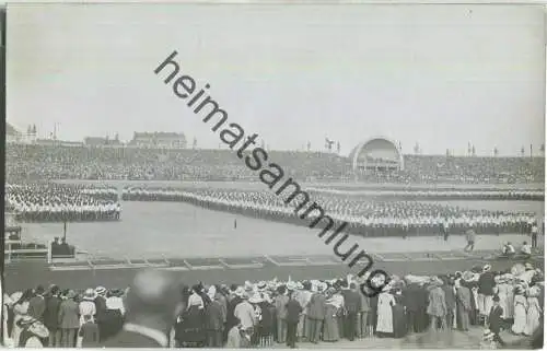 Leipzig - 12. Deutsches Turnfest 1913 - Foto-AK Turnplatz - ohne Verlagsangabe