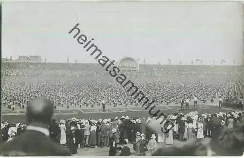 Leipzig - 12. Deutsches Turnfest 1913 - Foto-AK Turnplatz - ohne Verlagsangabe