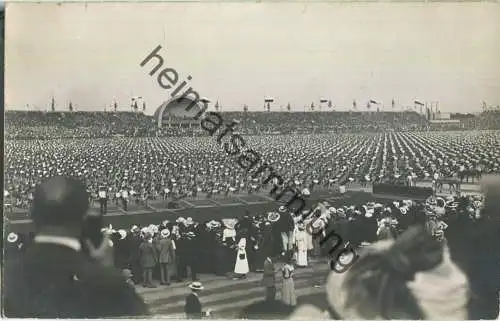 Leipzig - 12. Deutsches Turnfest 1913 - Foto-AK Turnplatz - ohne Verlagsangabe