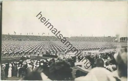 Leipzig - 12. Deutsches Turnfest 1913 - Foto-AK Turnplatz - ohne Verlagsangabe