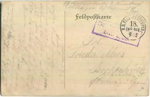 60350 Autreches - Dorfeingang - Feldpost