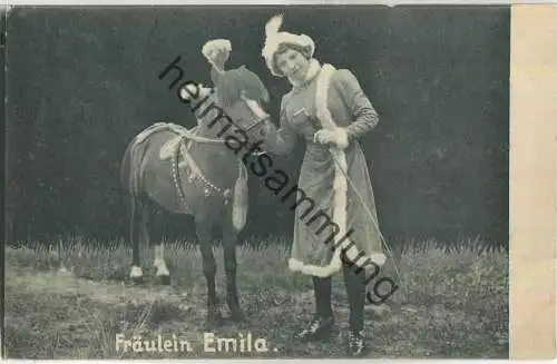 Fräulein Emila - Menagerie-Zirkus Carl Holzmüller - Verlag Ernst Schmidt & Co Lübeck