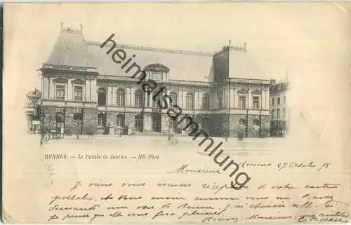 Rennes - Le Palais de Justice - Nachportobeleg