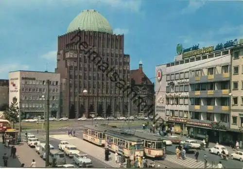 Hannover - Georgstrasse - Anzeiger-Hochhaus - AK Grossformat - Werner Mempel Verlag