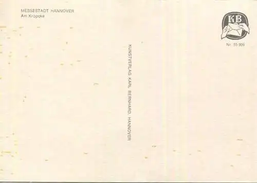 Hannover - Am Kröpcke - AK Grossformat - Verlag Karl Bernhard Hannover