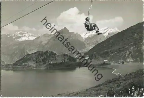 Sessellift Trübsee-Jochpass - Foto-Ansichtskarte - Verlag K. Meuser Engelberg