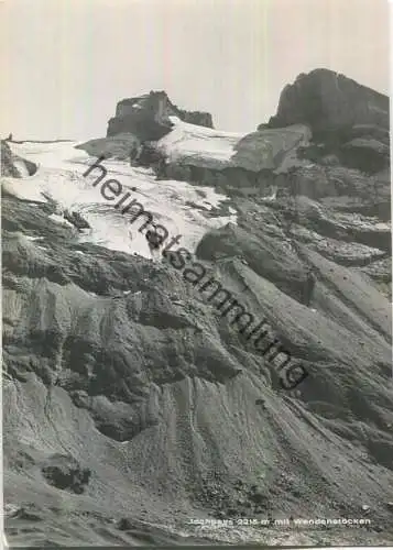 Jochpass mit Wendenstöcken - Foto-Ansichtskarte - Verlag L. von Matt Buochs