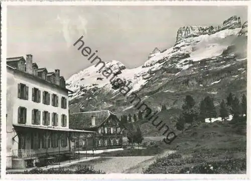 Kurhaus Engstlenalp - Jochpass - Reissend Nollen und Wendenstöcke - Foto-Ansichtskarte - Verlag Globetrotter GmbH Luzern