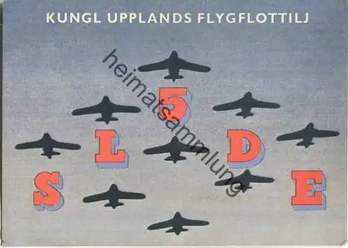 QSL - Funkkarte - SL5DE - Sweden - Flygflottilj - 1958