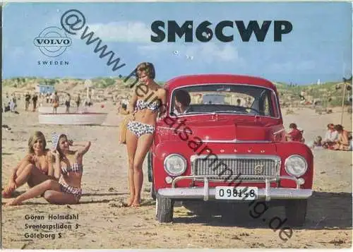 QSL - Funkkarte - SM6CWP - Sweden - Göteborg - 1961 - Volvo