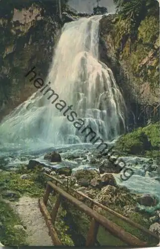 Gollinger Wasserfall - Verlag C. Jurischek jun. Salzburg 1915/16