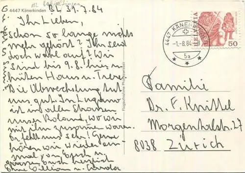 Känerkinden - AK Grossformat