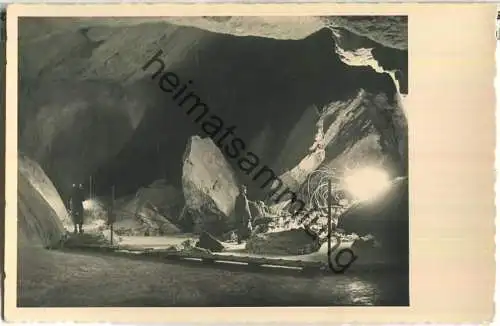 Eisriesenwelt bei Werfen - Asenheim - Foto-Ansichtskarte - Photo Gustav Abel - Verlag Eisriesenwelt GmbH