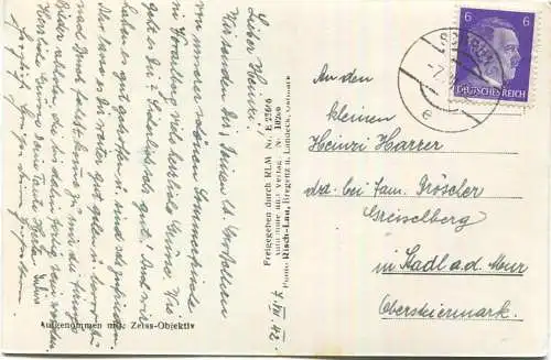 Gargellen - Schlappinerjoch - Madrisa - Foto-AK - Verlag Risch-Lau Bregenz gel. 1942