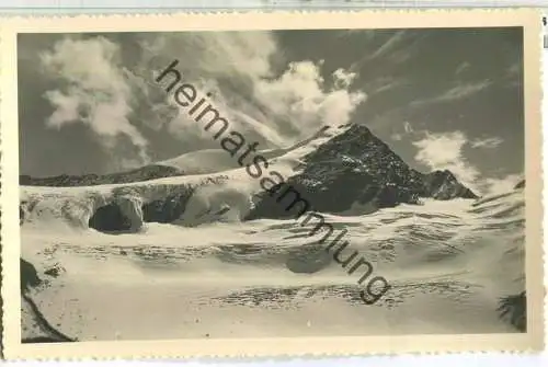 Blick von der Braunschweiger Hütte auf Innere Schwarze Schneide - Foto-Ansichtskarte - Ötztaler Alpen