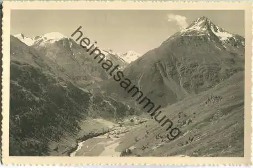 Ötztaler Alpen - Vent mit Talleitspitze und Similaun - Foto-Ansichtskarte - Verlag Lohmann & Aretz Ober-Gurgl