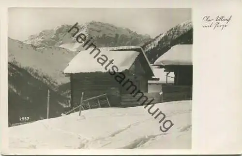 Ober Tilliach mit Porze - Foto-AK - Verlag Karl Kühne Wien