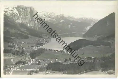 Grundlsee - Salzkammergut - Foto-AK - Verlag Österreichische Luftbild-Industrie Bad Ischl