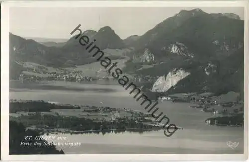 St. Gilgen am Wolfgangsee - Foto-Ansichtskarte - Cosy-Verlag Salzburg