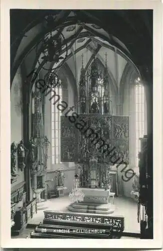 Kirche Heiligenblut - Foto-Ansichtskarte - Verlag Schildknecht Graz