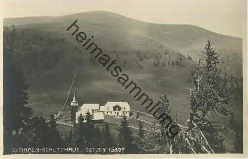 Gleinalm Schutzhaus - Foto-AK - Verlag Helff Graz